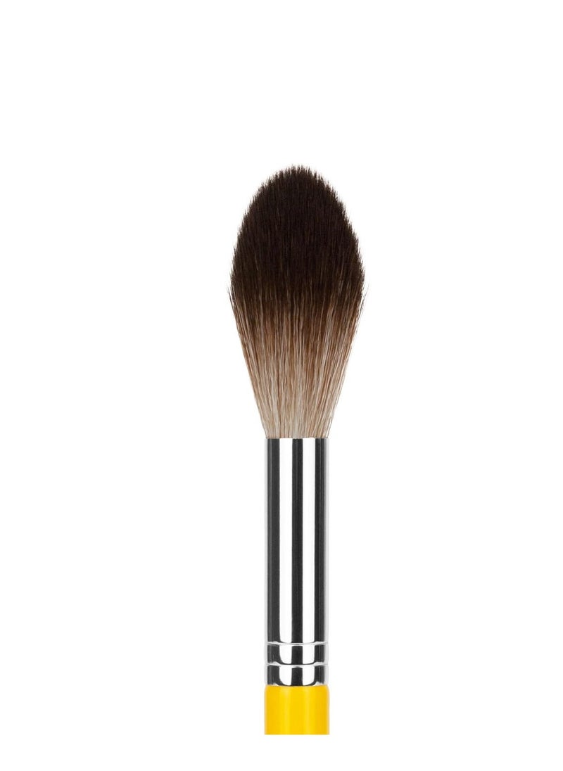 Bdellium Tools Professional Makeup Brush - Studio Series 941 Tapered Highlighting - With Soft Synthetic Fibers, For Natural Finish (Yellow, 1pc)