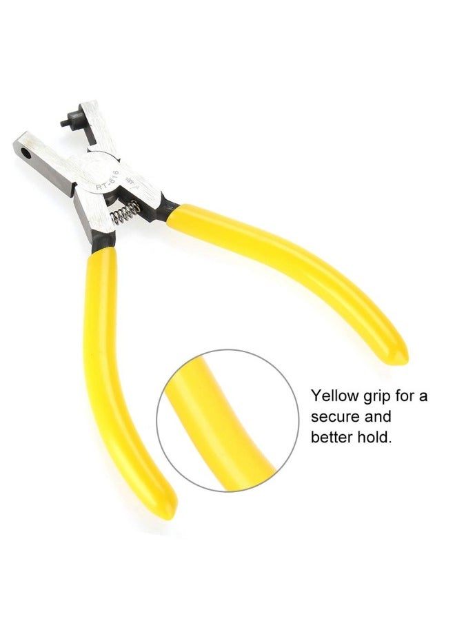 Universal Hole Punch, Stainless Steel Hand Punch Plier Tool for PU Leather Strap Watch Band Belt Paper Tool