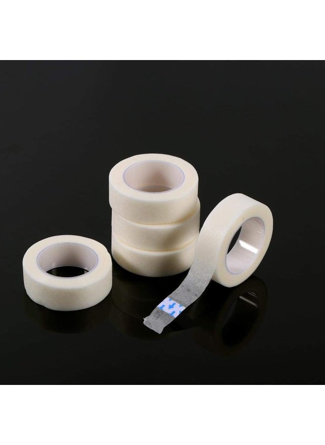 False Eyelash Tape, 10 Rolls Non-Woven Adhesive Eyelash Extension Tape Breathable Lash Glue Pad for Eyelash Extension