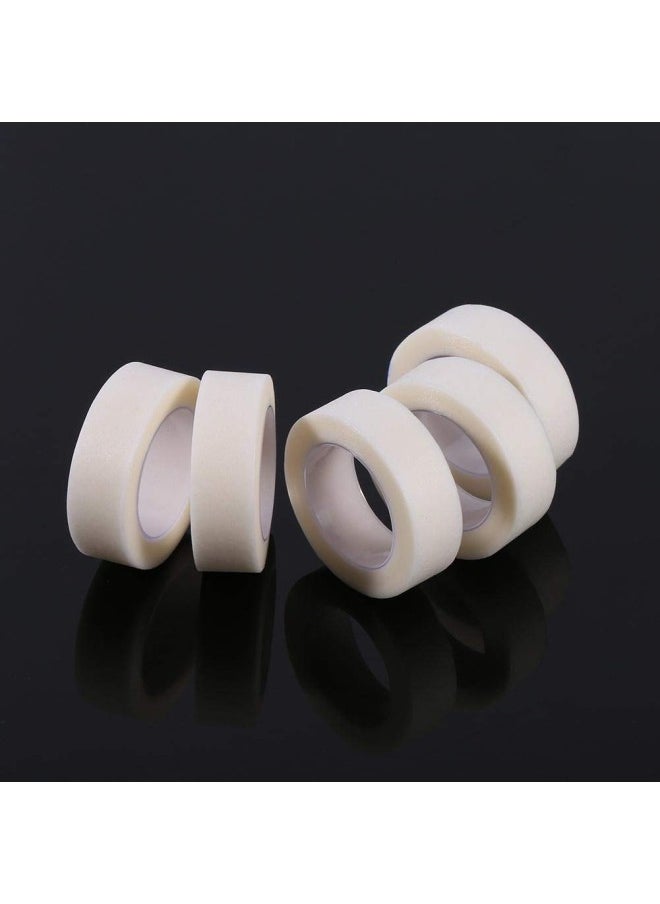 False Eyelash Tape, 10 Rolls Non-Woven Adhesive Eyelash Extension Tape Breathable Lash Glue Pad for Eyelash Extension