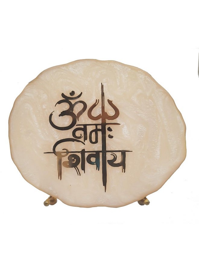 Shivji Mantra On Resin Coaster With Stand (19)…