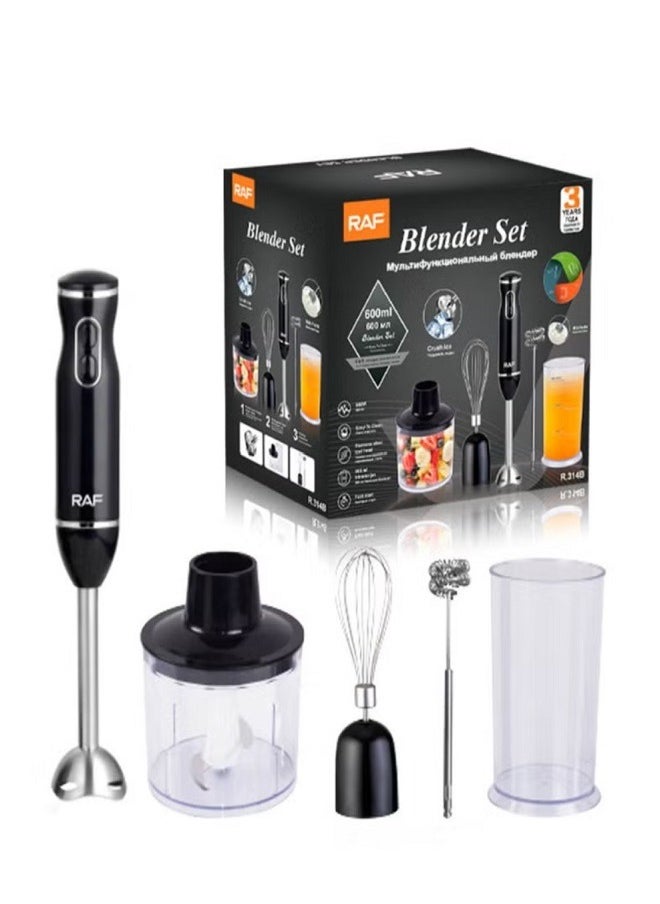 BLENDER SET 5 İN 1 || Stainless Steel 400W || Powerful Turbo Boost With Variable Speeds, Chopper, Mixer, Food Processor, Smoothie Maker and milk frother