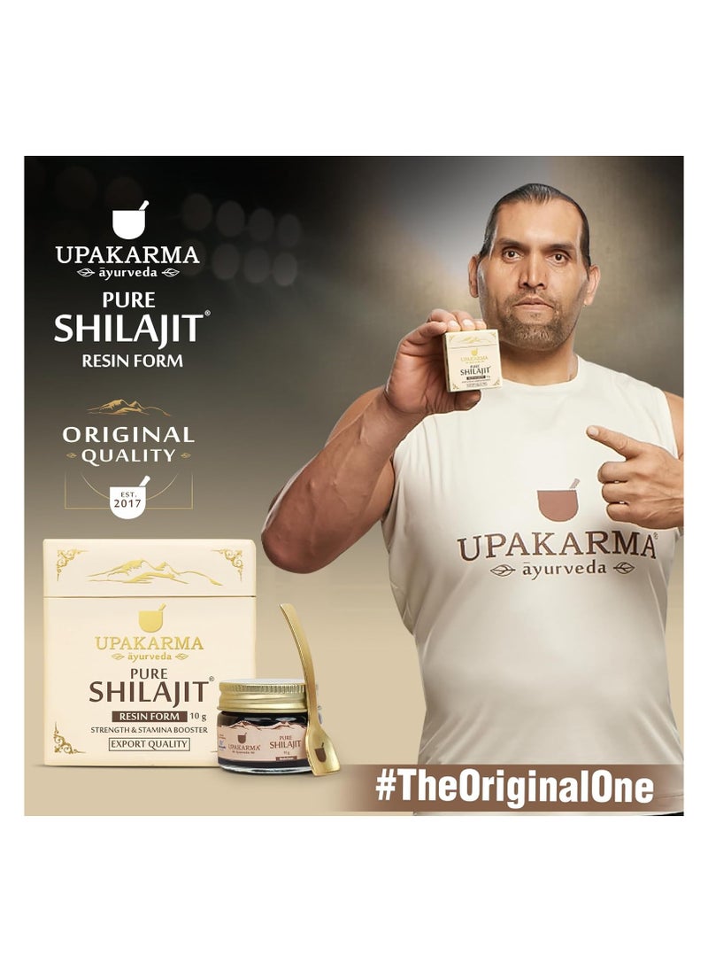 Original Shilajit/Shilajeet Resin 10g  Boost Performance, Power, Stamina, Strength  Lab Tested  Pack of 1