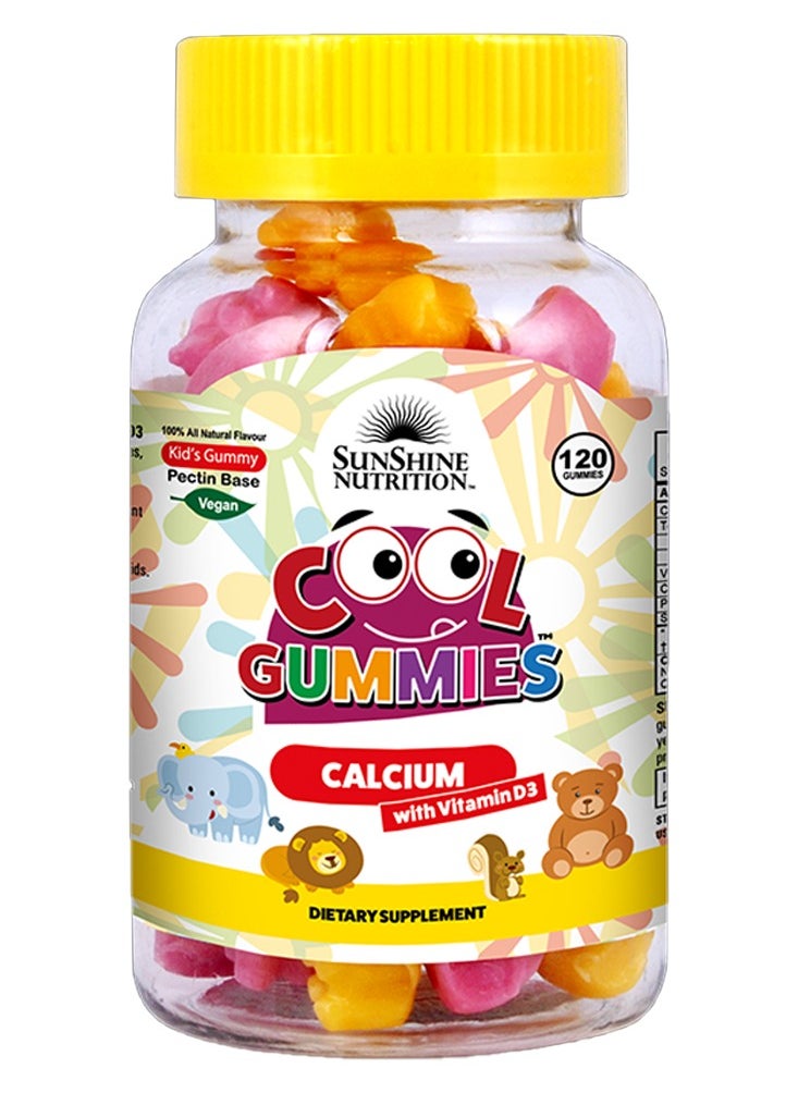 Cool Gummies Calicium Vitamin D3 60s