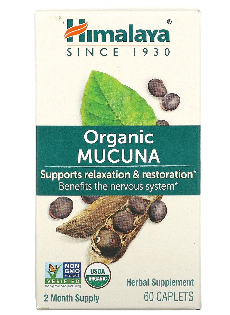 Organic Mucuna, 60 Caplets