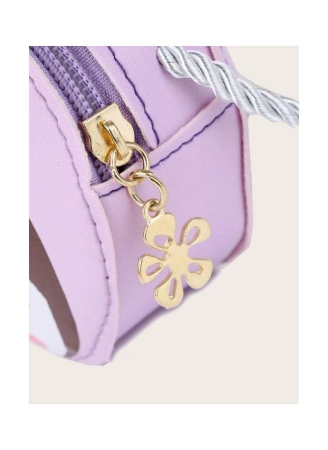Crossbody Bag Purple/Black/Red