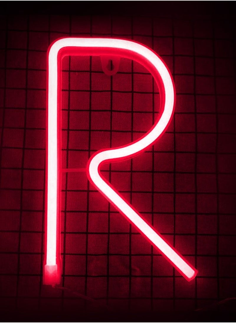 LED Neon Flex Letter Light R 30x20cm