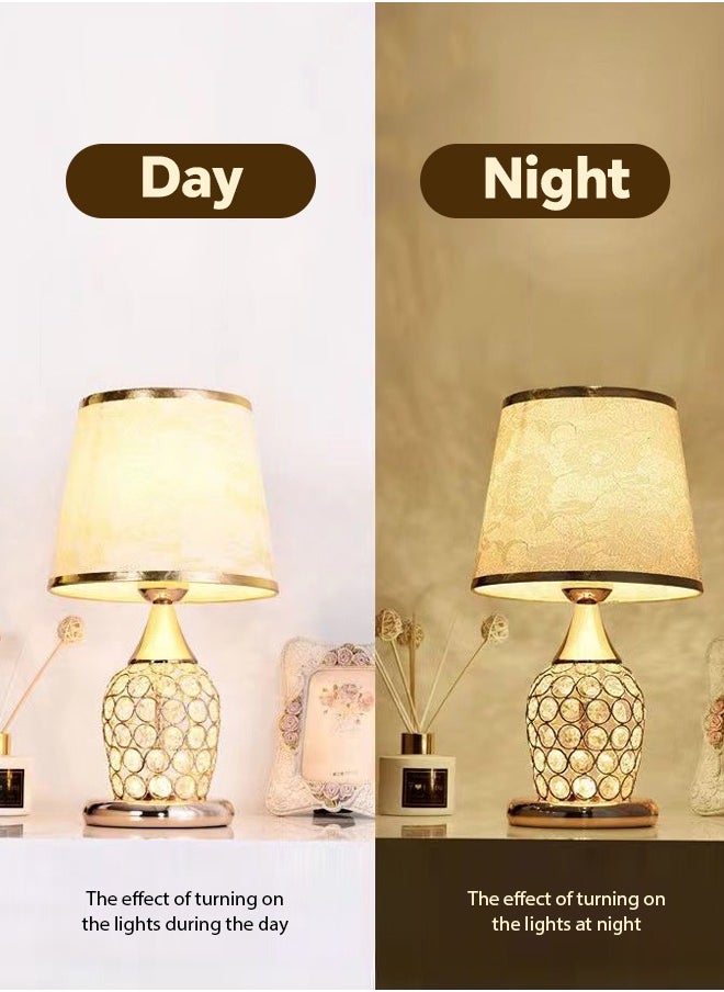 Crystal Table Lamp  golden 37*20*20cm