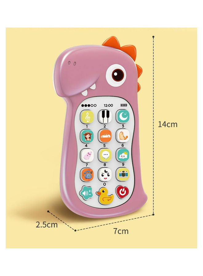 Early Educational Music Toy Baby Phone Story Simulation Mobile Remote Control 7*2.5*14cm