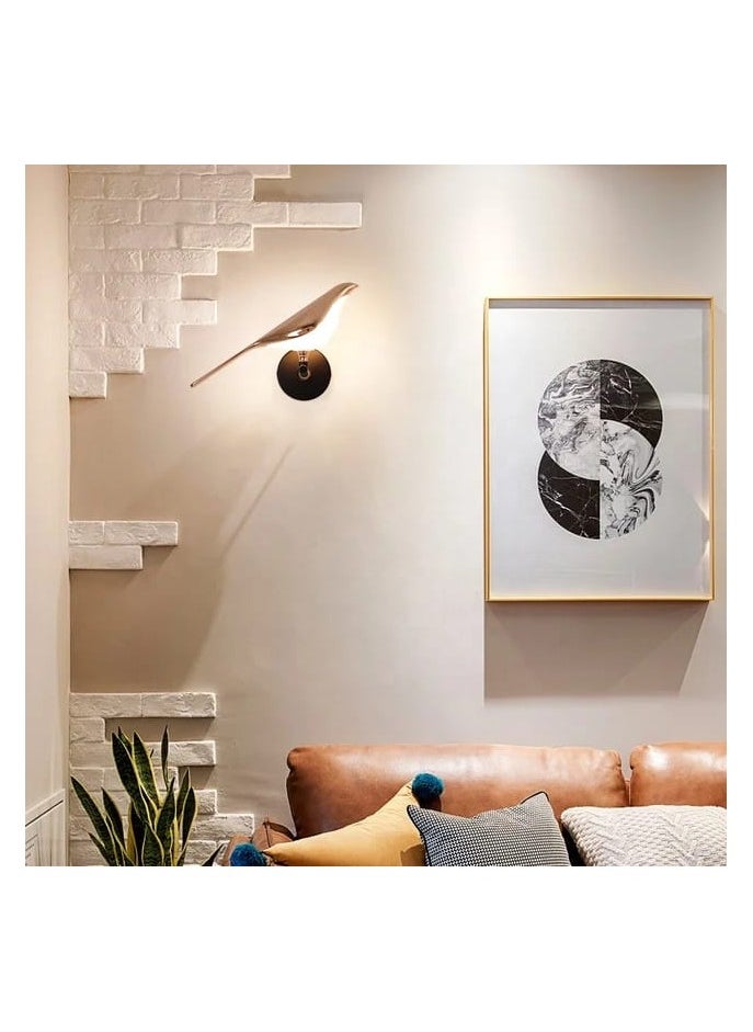 Modern LED Wall Lamp Magpie Bird Light Indoor Lighting Home Bedside Bedroom Living Room Simplicity Art Decorative Wall Lighting