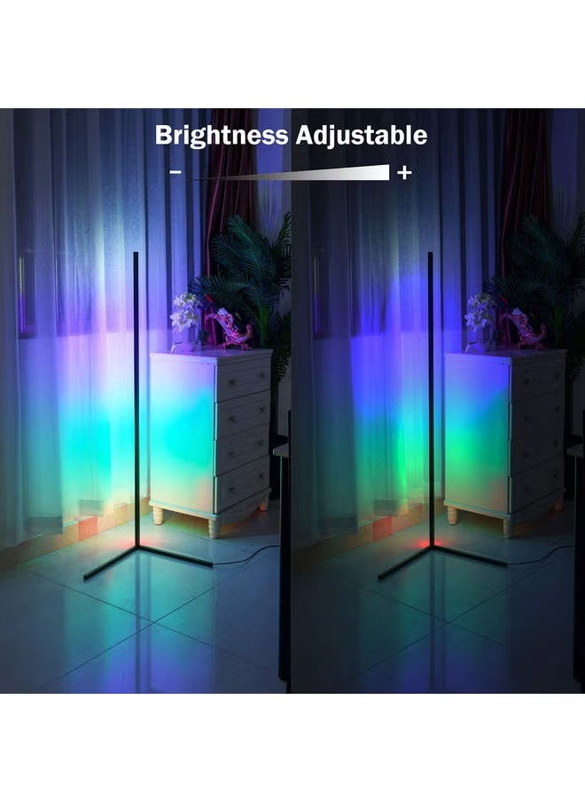 RGB Smart Corner Floor Lamp Multicolour 1.4meter