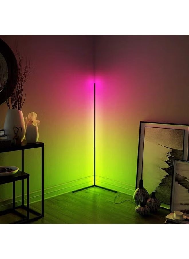 Remote Control LED Light Corner Lamp Multicolour