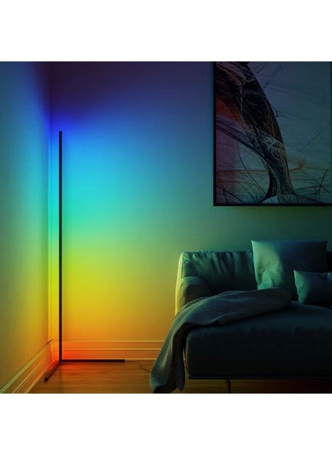 Remote Control LED Light Corner Lamp Multicolour