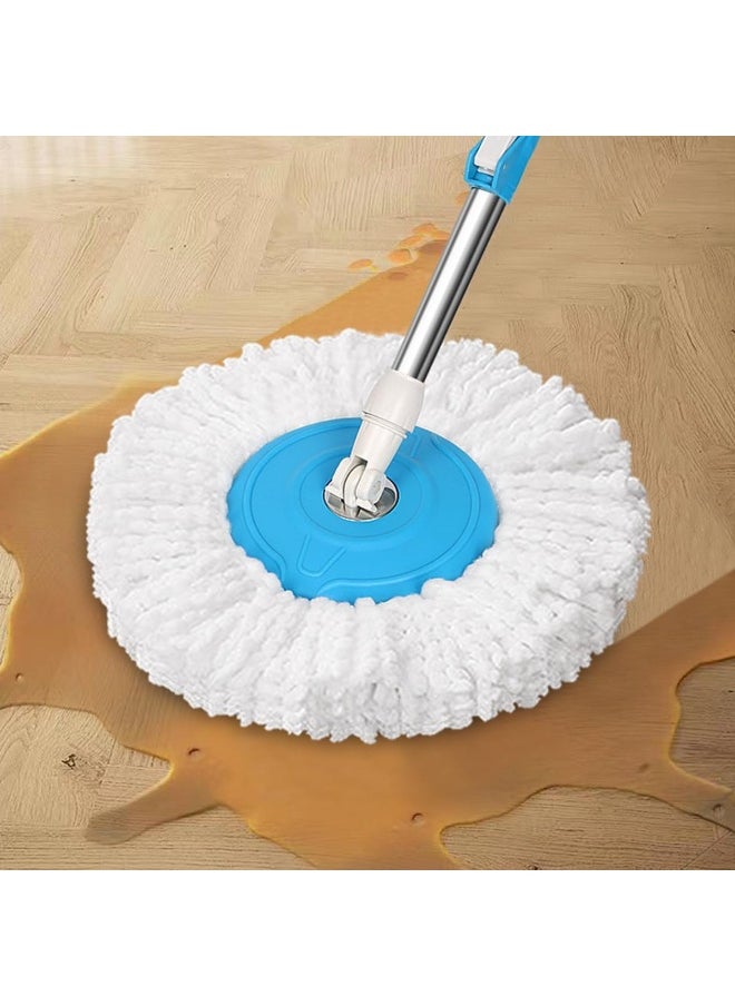 Spin Mop and Basket Set - Advanced Effortless mop for floor Cleaning with Super Absorbent 360 Microfiber Mop