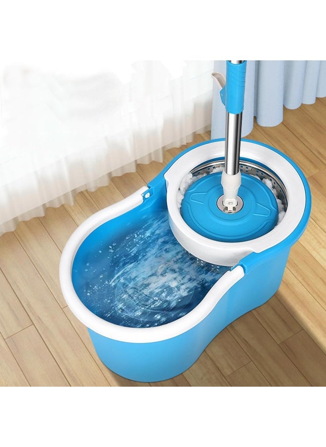 Spin Mop and Basket Set - Advanced Effortless mop for floor Cleaning with Super Absorbent 360 Microfiber Mop