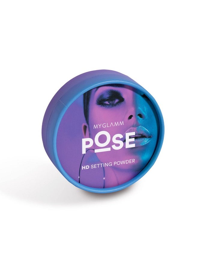 Pose Hd Setting Powder - Ivory, 9 Gm | Hydrating & Long-Lasting | Hd Translucent Pressed Setting Powder|Normal Type