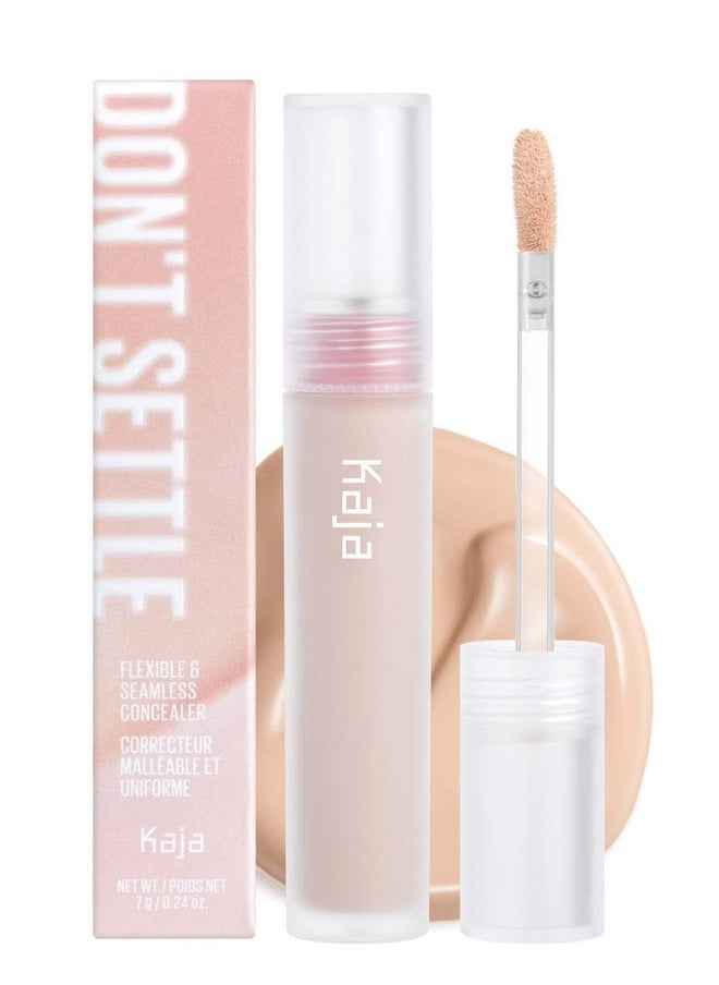 Liquid Concealer - Don'T Settle | Buildable, Lightweight, Light-To-Medium Coverage, Color-Correcting, 03 Mooncake, 0.21 Oz