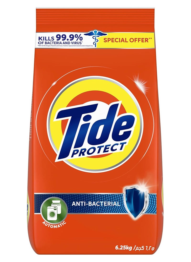 Tide Protect Antibacterial Laundry Detergent Automatic 6.25Kg