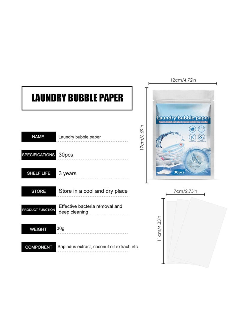 Travel Laundry Detergent Sheets Liquidless, 2 packs 60 Eco Sheets Laundry Detergent, Eco-friendly, Biode gradable, Zero Waste, Cruelty-Free Laundry Detergent Sheets/Eco-Strips for Sensitive Skin