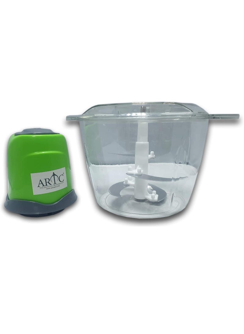 ARTC Food Chopper Electric Meat Grinder Machine Kitchen Aid Mini Food Processor Grinder for Meat Vegetables Fruits and Nuts Chopper 300W
