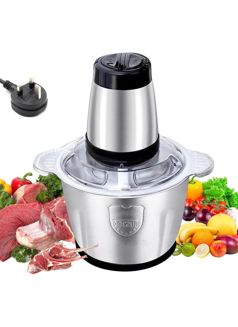 ARTC Cooking Food Chopper And Automatic Multifunction Meat Mincer And Food Processor Machine 2L And Stainless Steel Electric Grinder, Blender, Mixer, Chopper 250W