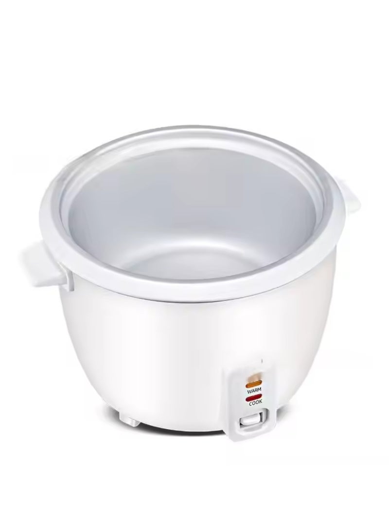 1 Liter 400W Electric Rice Cooker With Non-Stick Inner Pot And Stainless Steel Lid, Includes Warm/Cook And Steam Function/Rice Spoon And Measuring Cup/Perfect For Cooking Rice And Other Grains, Steaming Vegetables.