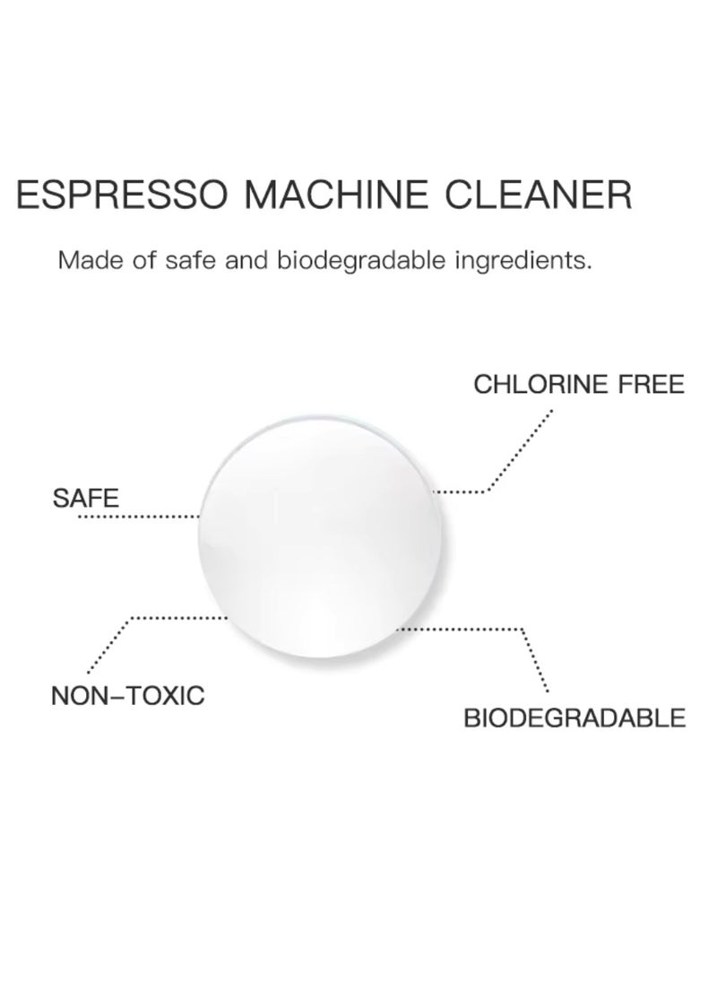 16Pcs Espresso Machine Cleaner Coffee Machine Cleaning Pods Removes Coffee Oils and Odor Refresh Espresso Machine Espresso Machine Cleaning Tablets Oil Coffee Descaler Tablets