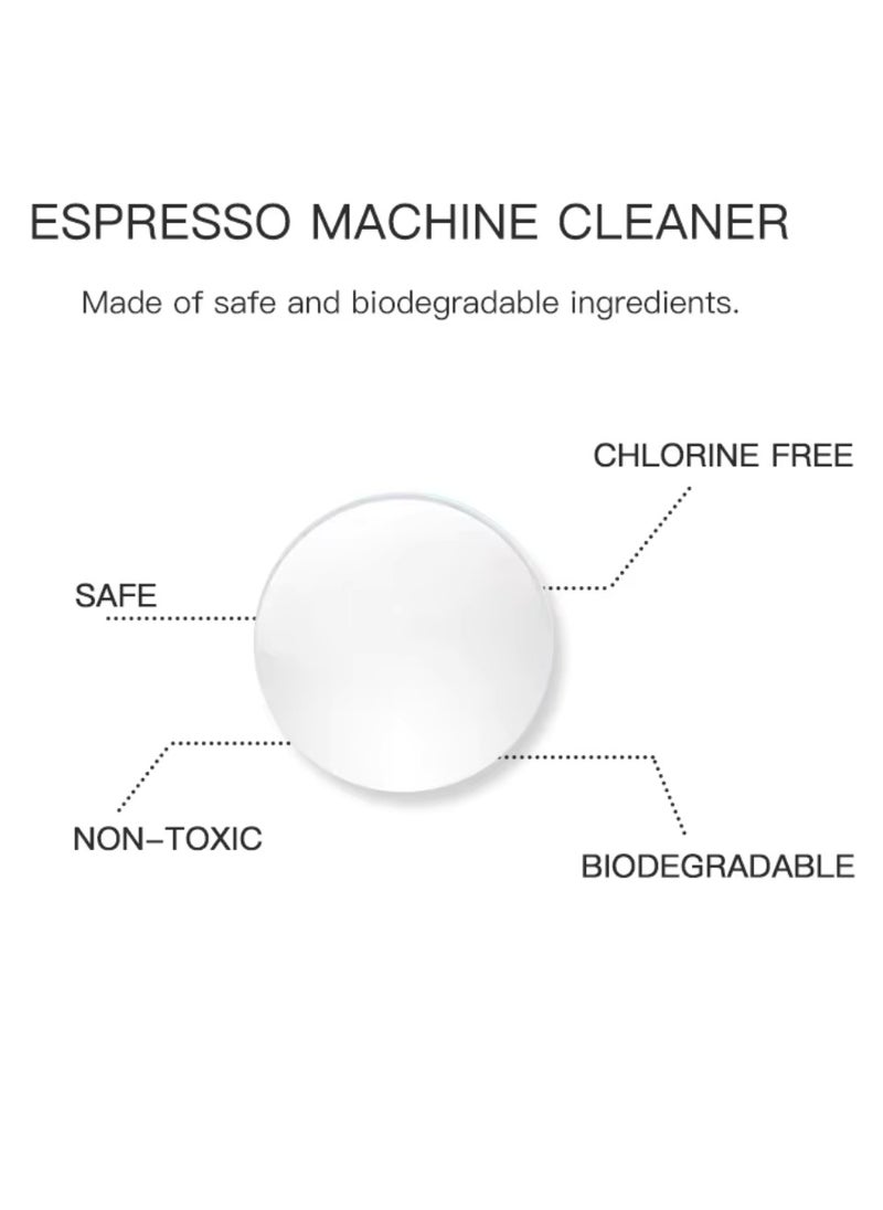 16Pcs Espresso Machine Cleaner Coffee Machine Cleaning Pods Removes Coffee Oils and Odor Refresh Espresso Machine Espresso Machine Cleaning Tablets Oil Coffee Descaler Tablets