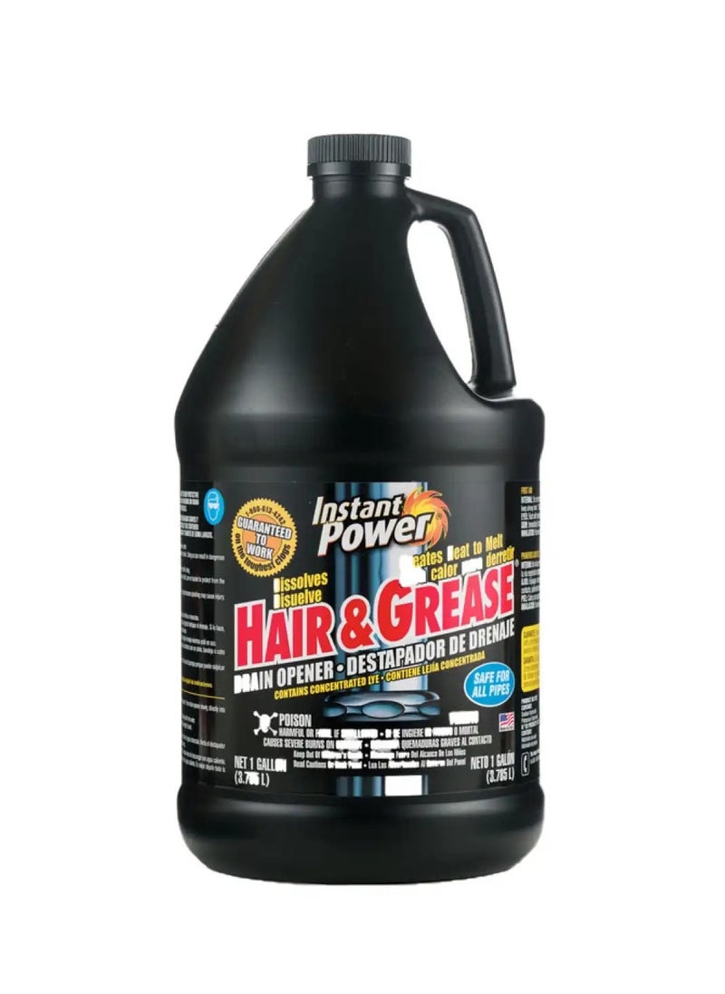 Instant Power Hair & Grease Drain Opener 3.7 L