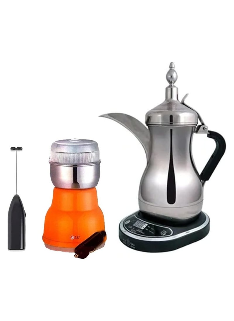 Coffee & Tea Dallah Stainless Steel Pot Material, Over-Heat Protection, Rated Power, Automatic Kettle