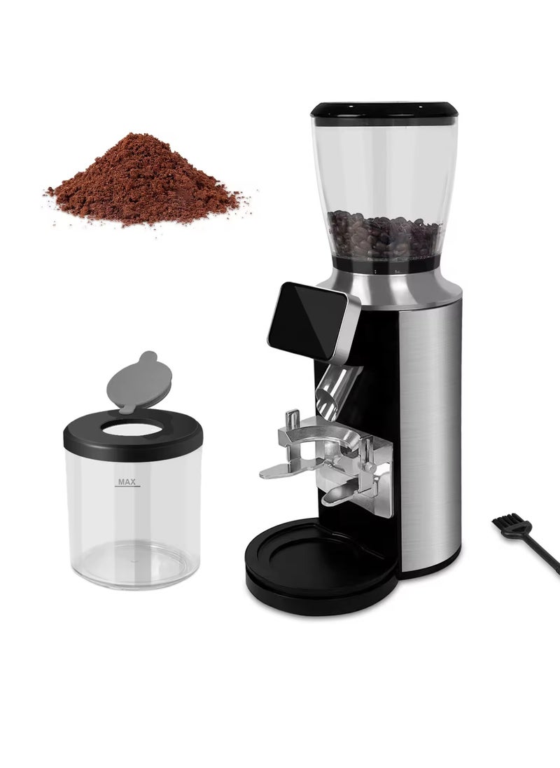 Digital Burr Coffee Grinder, 30 Grind Settings, Stainless Steel 54*20MM Conical Burr, 150W Motor, Low-Speed Grinding with Touch Control