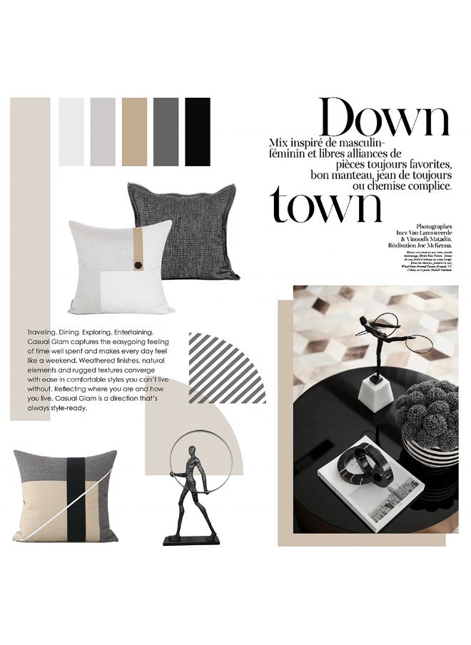 Urban Chic Duo-Tone Cushion Cover Sqaure