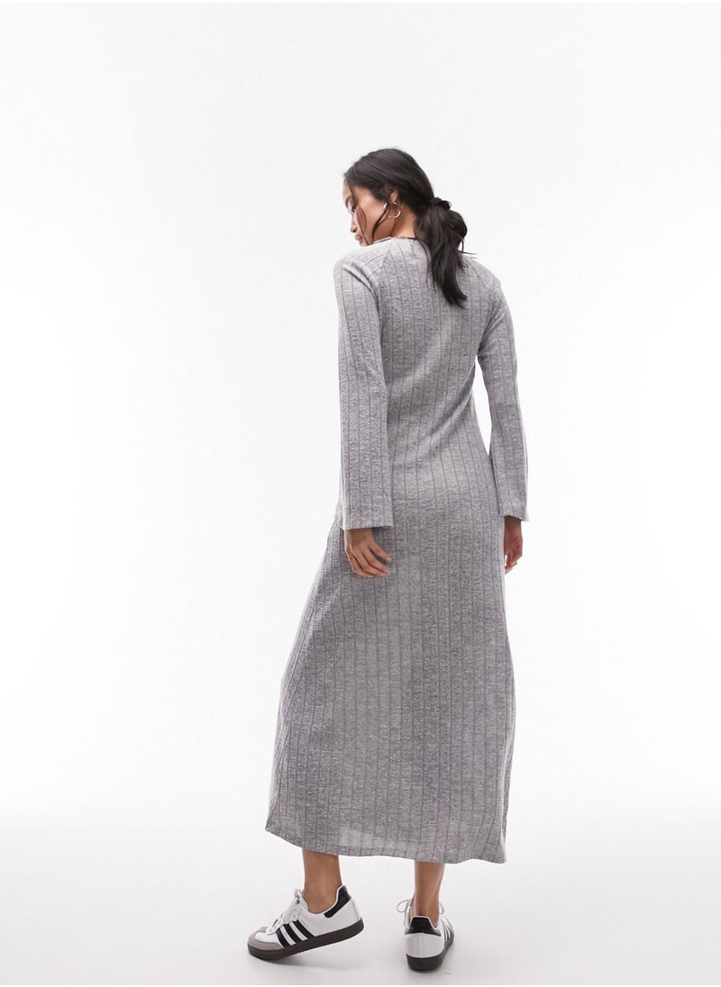 Ribbed Knitted Dress