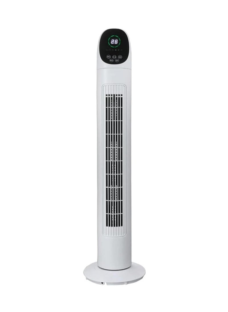 Standing Fan Settings Tower Fan, Bladeless Standing Floor Fan for Home/Office, Indoor Quiet Oscillating Fan with Remote Quiet