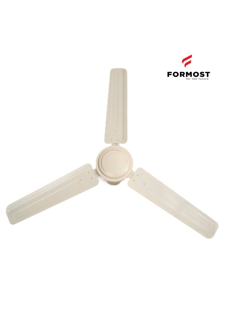 FORMOST 1200mm Electric Ceiling Fan Ivory High Air Delivery Energy Efficient