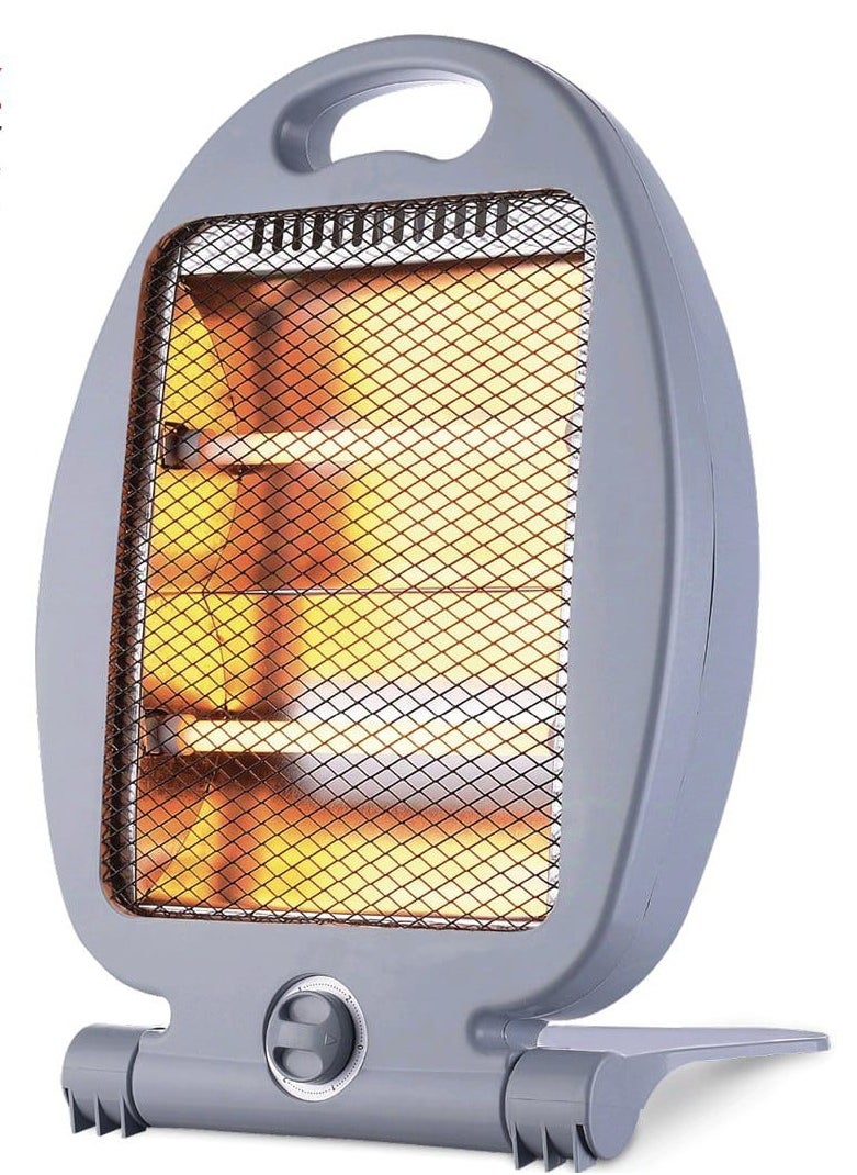 Quartz Room Heater 800W with 2 Heat Settings, Instant Warmth, Portable Design for Home and Office Heating - Ideal for Cold Seasons