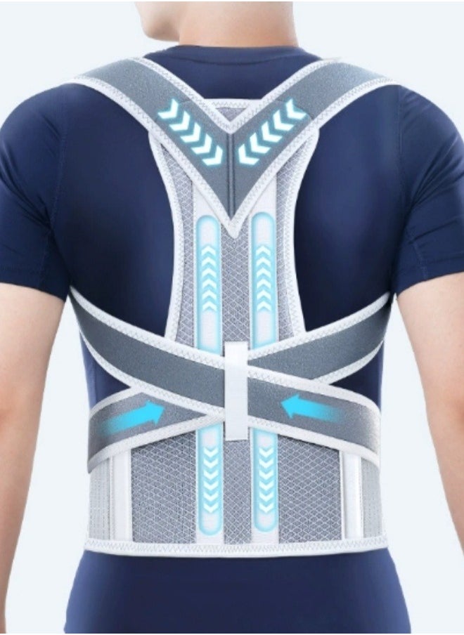 Back Brace Posture Corrector for Women and Men,Adjustable Back Straightener Posture Corrector, Breathable and Easy to Wear Back Brace, Relieve Back Pain, Neck Pain, Shoulder Pain, Lower Back Pain