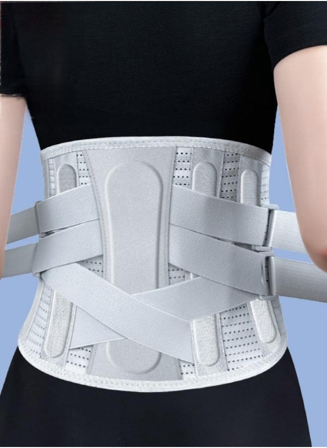 Adjustable Lumbar Support Belt, Waist Support Belt for Lower Back Pain Relief, Ergonomic Design,Breathable Back Brace for Men & Women, Ideal for Herniated Disc, Sciatica, Scoliosis