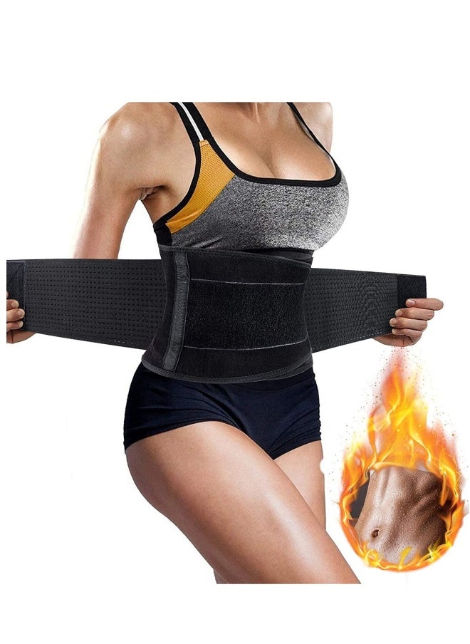 Lumbar Lower Back Brace Support Belt for Pain Relief Herniated Disc Sciatica Scoliosis Slimming Body Shaper, Adjustable Workout Waist Trimmer Women Men Weight Loss M