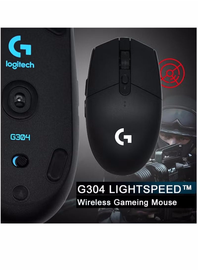 G304 Lightspeed Wireless Gaming Mouse Black