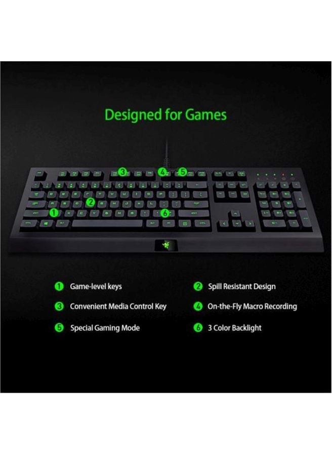 Cynosa Pro Keyboard And Mouse Set Black