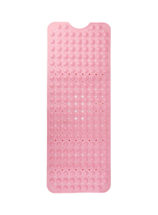 Anti-Skid Shower Bath Mat with Suction Cup Pink 100 x 40 x 1cm
