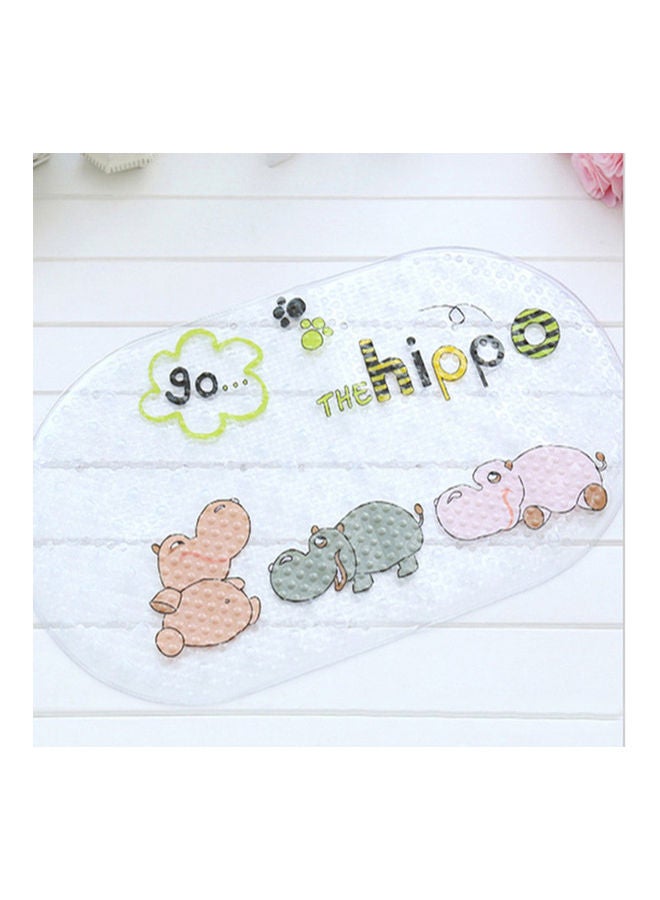 Anti-Skid Shower Bath Mat Multicolour 71 x 38 x 0.5cm