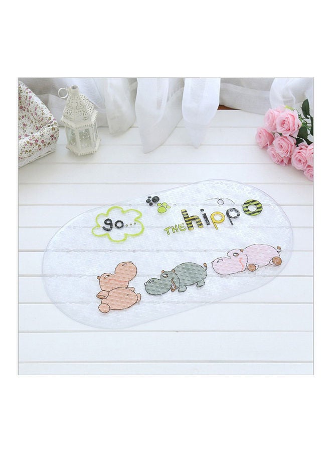 Anti-Skid Shower Bath Mat Multicolour 71 x 38 x 0.5cm