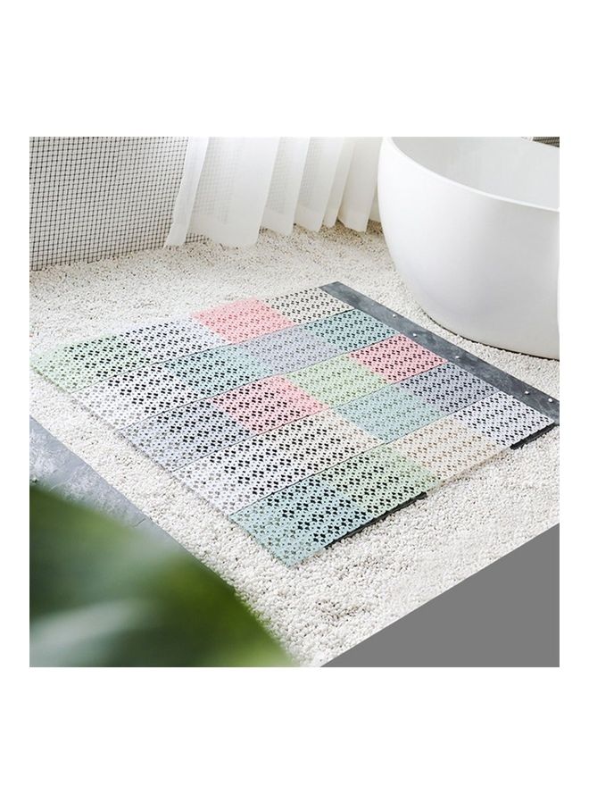 Anti-Skid Shower Bath Mat Multicolour 30 x 20 x 0.5cm