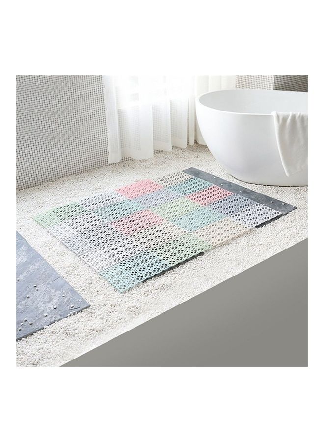 Anti-Skid Shower Bath Mat Multicolour 30 x 20 x 0.5cm