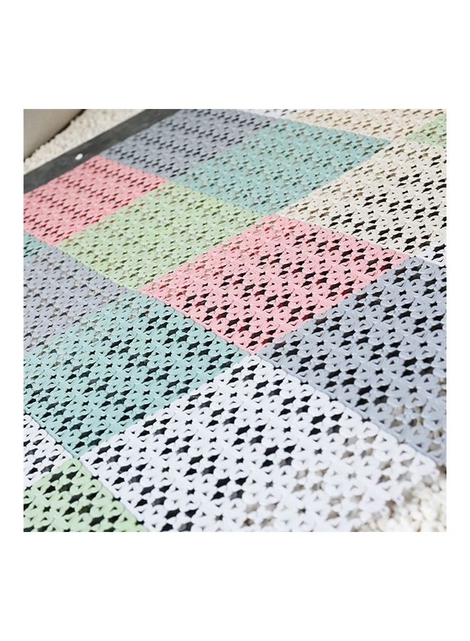 Anti-Skid Shower Bath Mat Multicolour 30 x 20 x 0.5cm