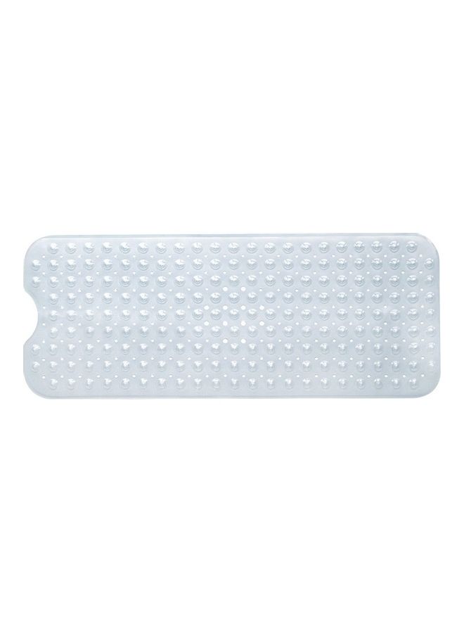 Anti-Skid Shower Bath Mat White 40 x 100 x 4cm