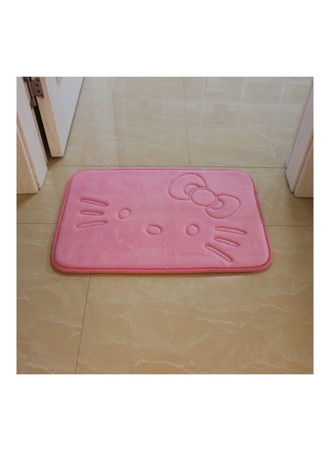 Anti-Skid Water Absorb Bath Mat Pink 40 x 60 x 1cm