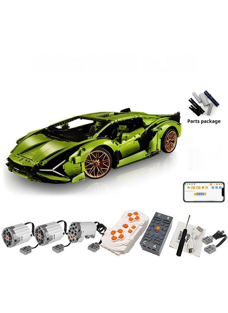 Compatible LEGO Mechanical Power Set Building Blocks Motor Kit Puzzle Assembly Remote Control Racing Car Model Toy